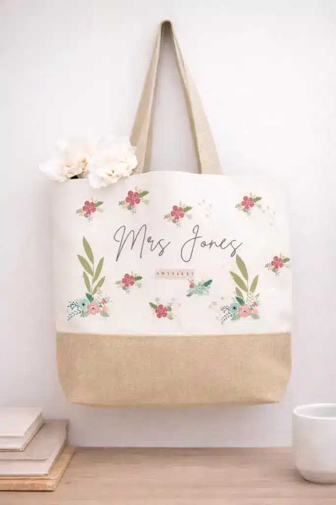 Personalized Tote Bag by Amy Lucy Designs