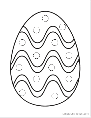 easter coloring pages for preschool