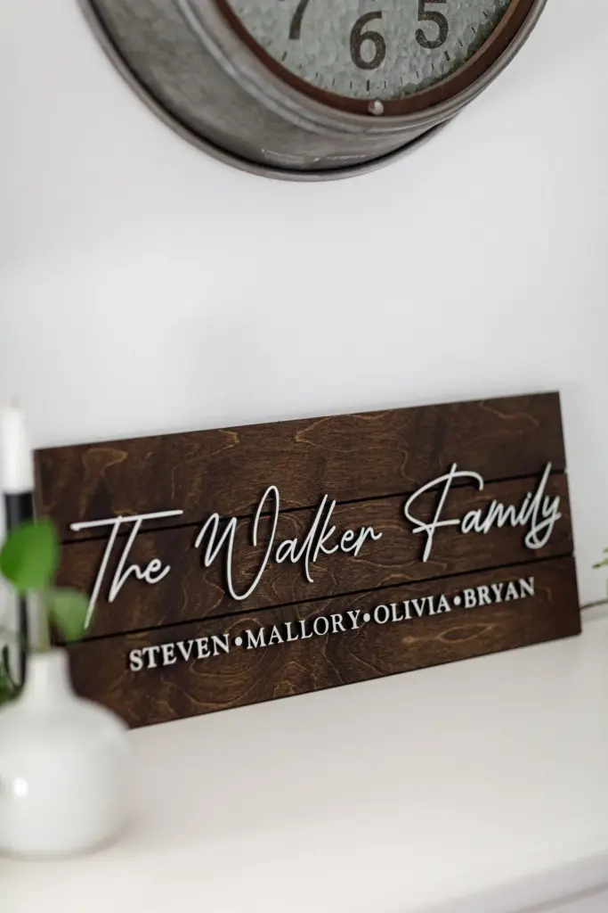 family name sign