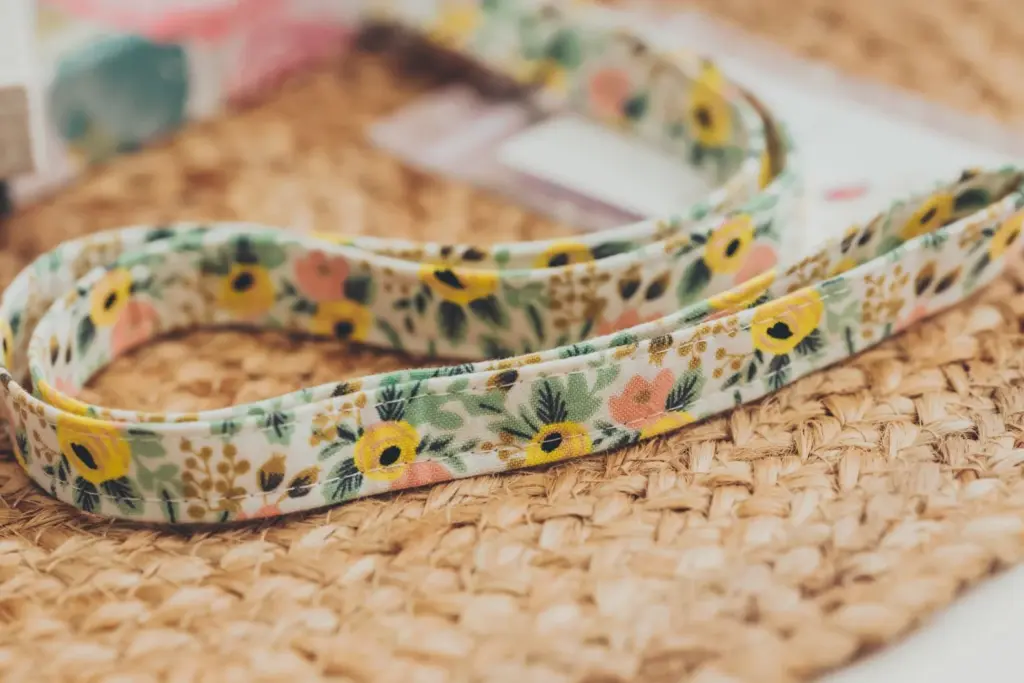 yellow lanyard