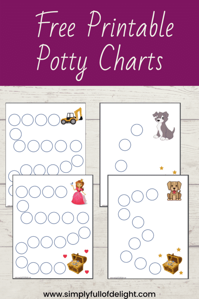 Free Printable Potty Charts - Simply Full of Delight