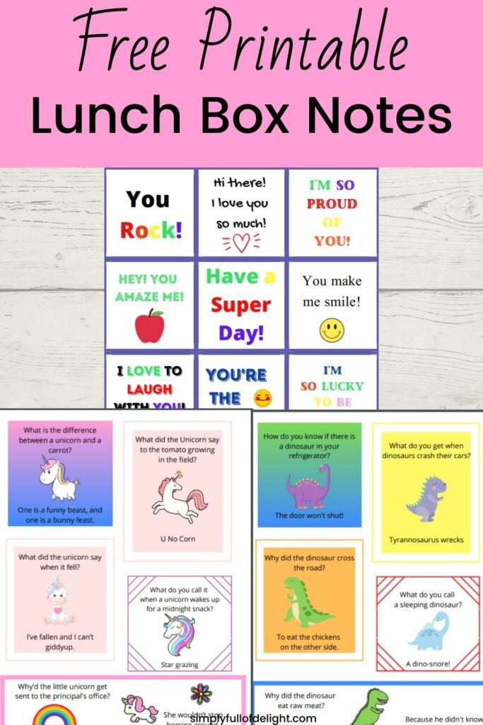 Printable Princess Lunch Box Notes - This Mama Loves