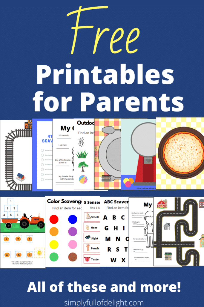 Free printables for parents