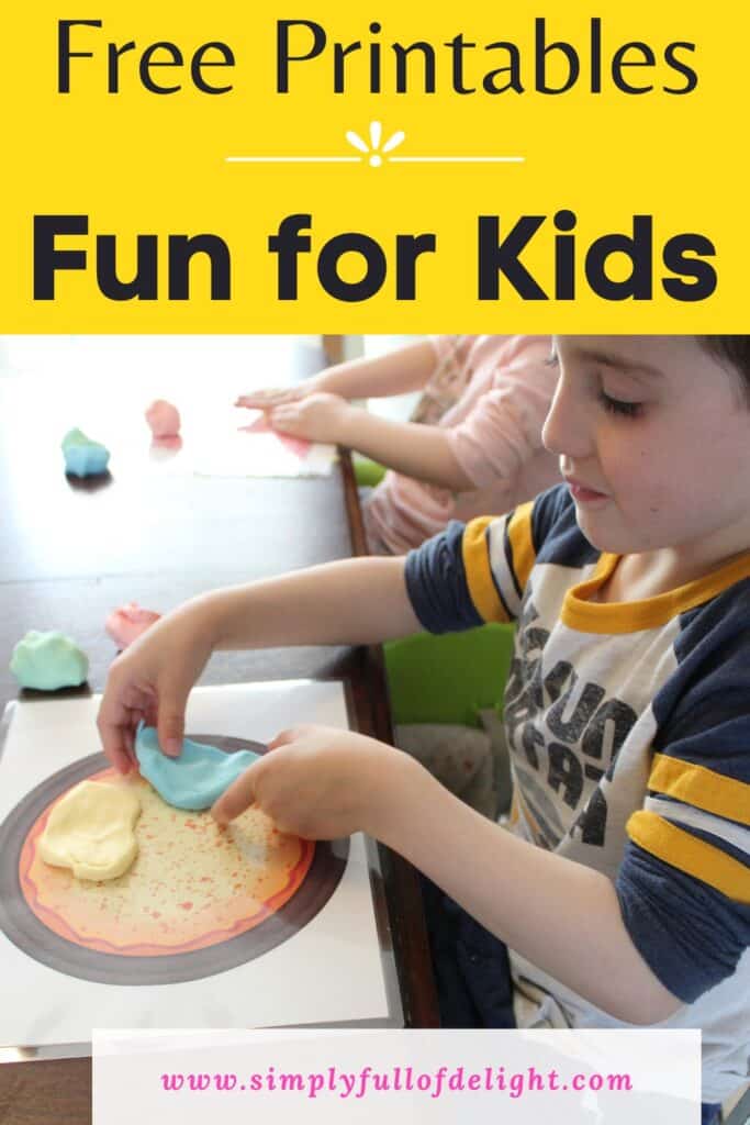 Playdough Mats Food (Playdoh Mats/Play Dough Mats)