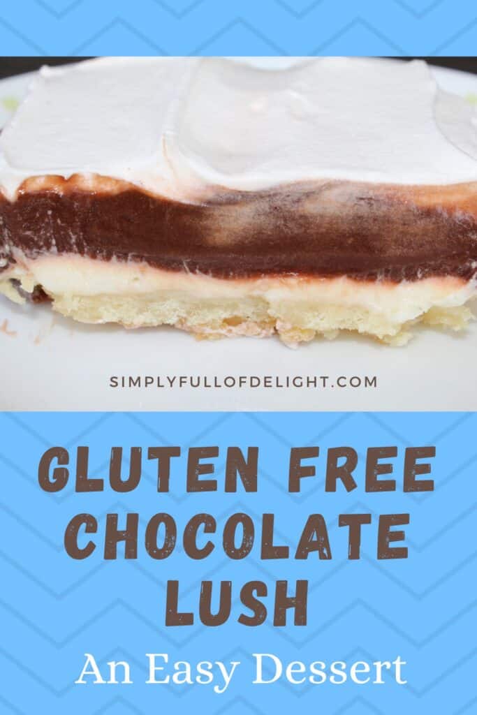 Gluten Free Chocolate Lush - An Easy Dessert