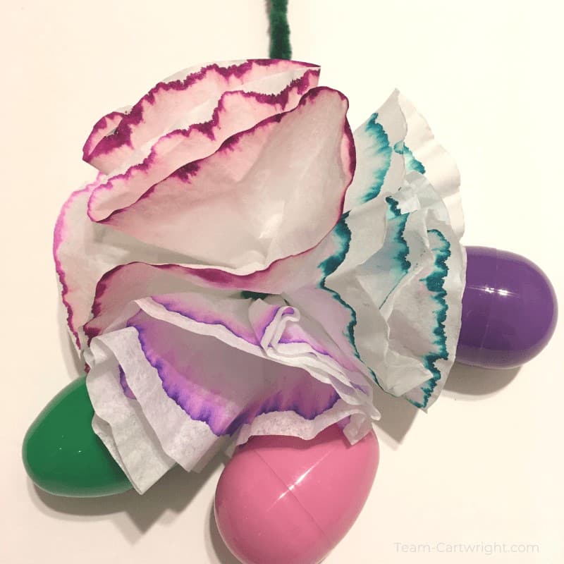 Ink Chromatography Easter craft