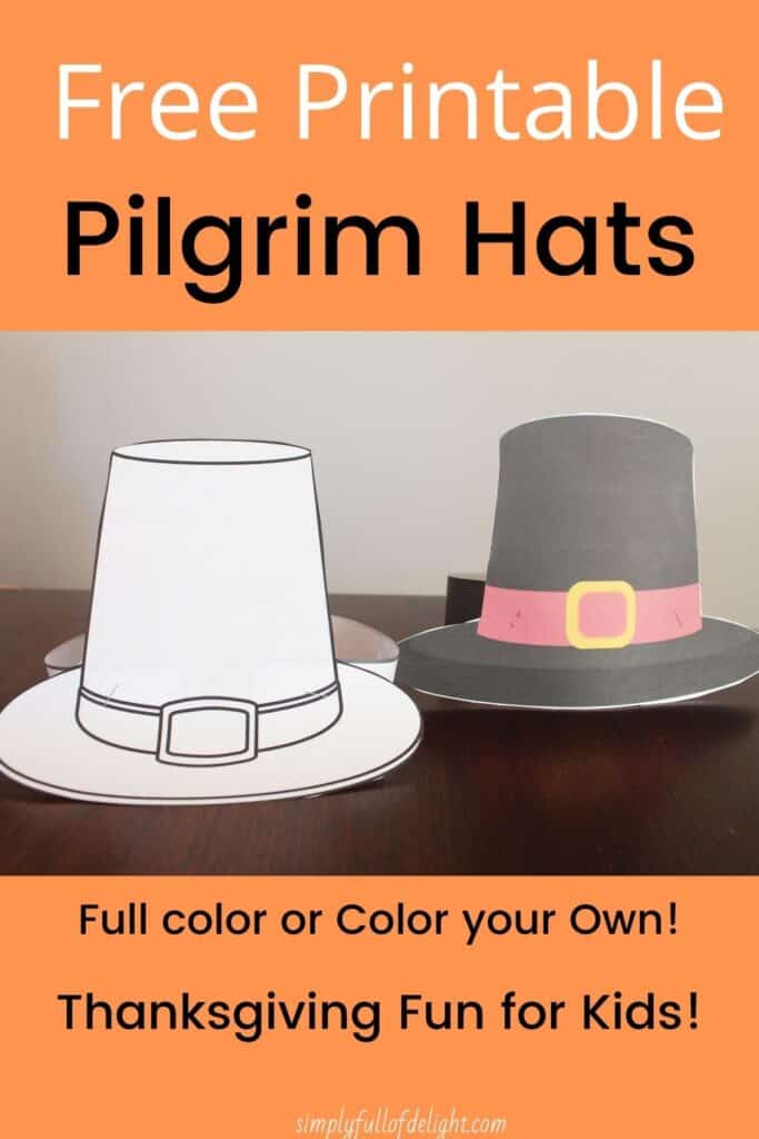 pilgrim bonnet coloring page