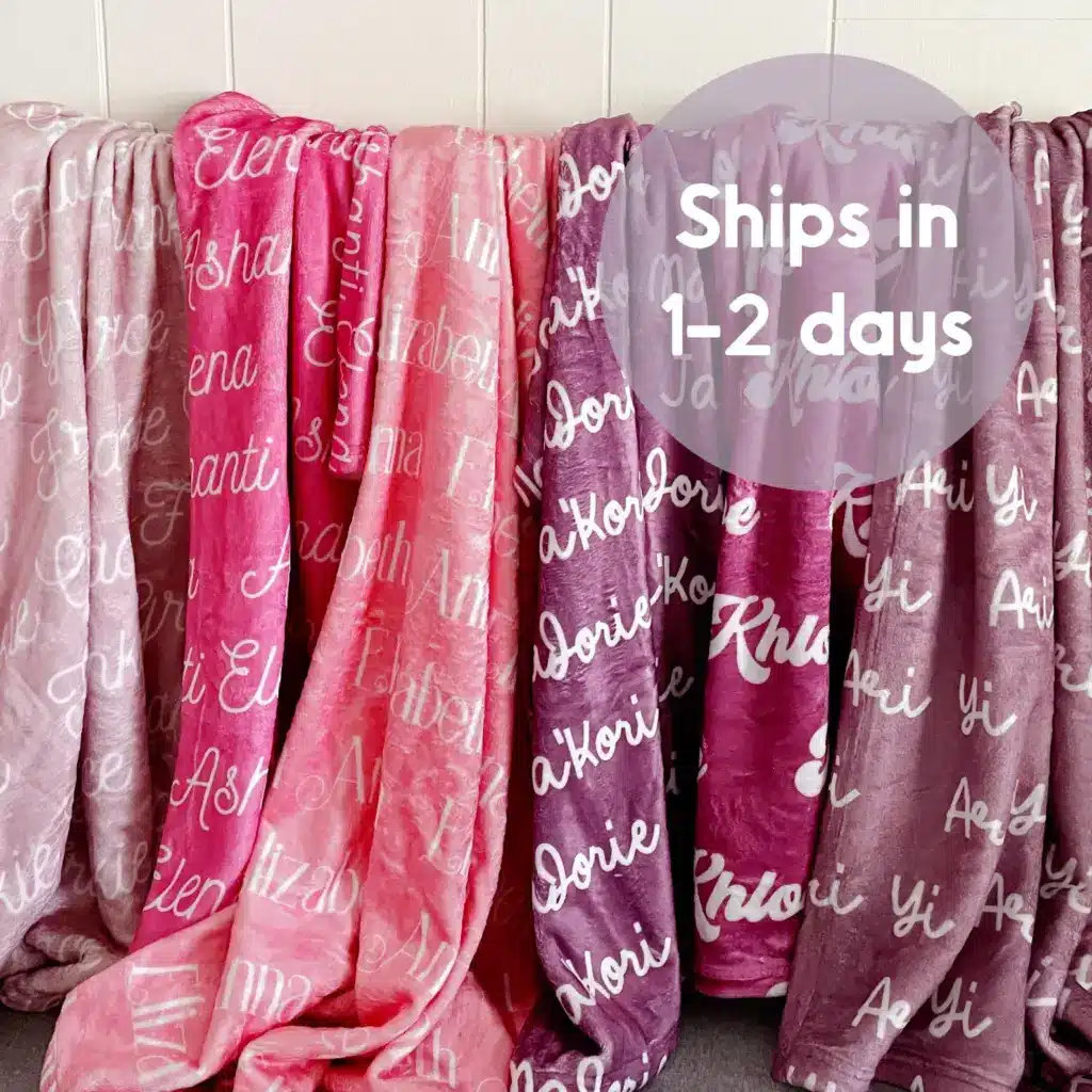 personalized blankets