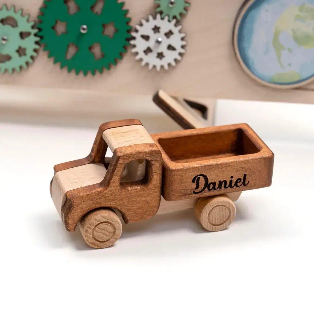 wooden truck