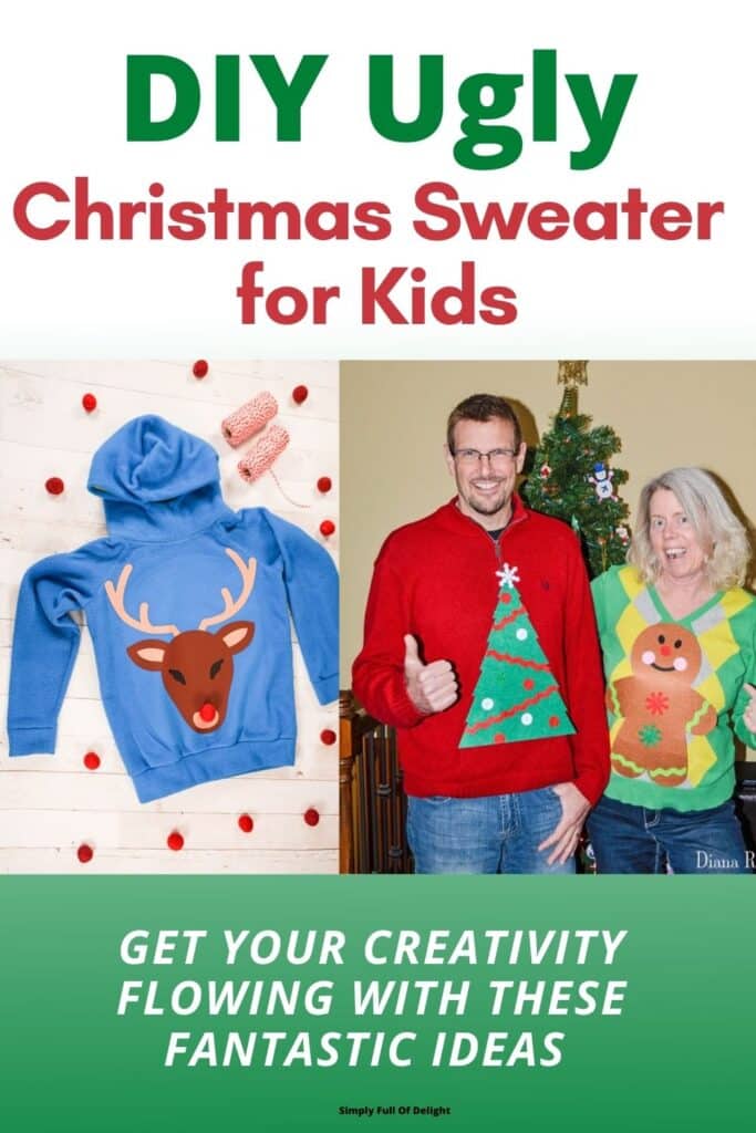 Diy ugly hot sale sweater kids