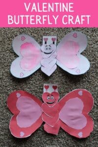 Awesome Valentine Butterfly Craft (Free Printable!) - Simply Full of ...
