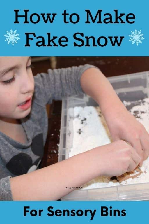 How to Make Fake Snow - The Best Ideas for Kids