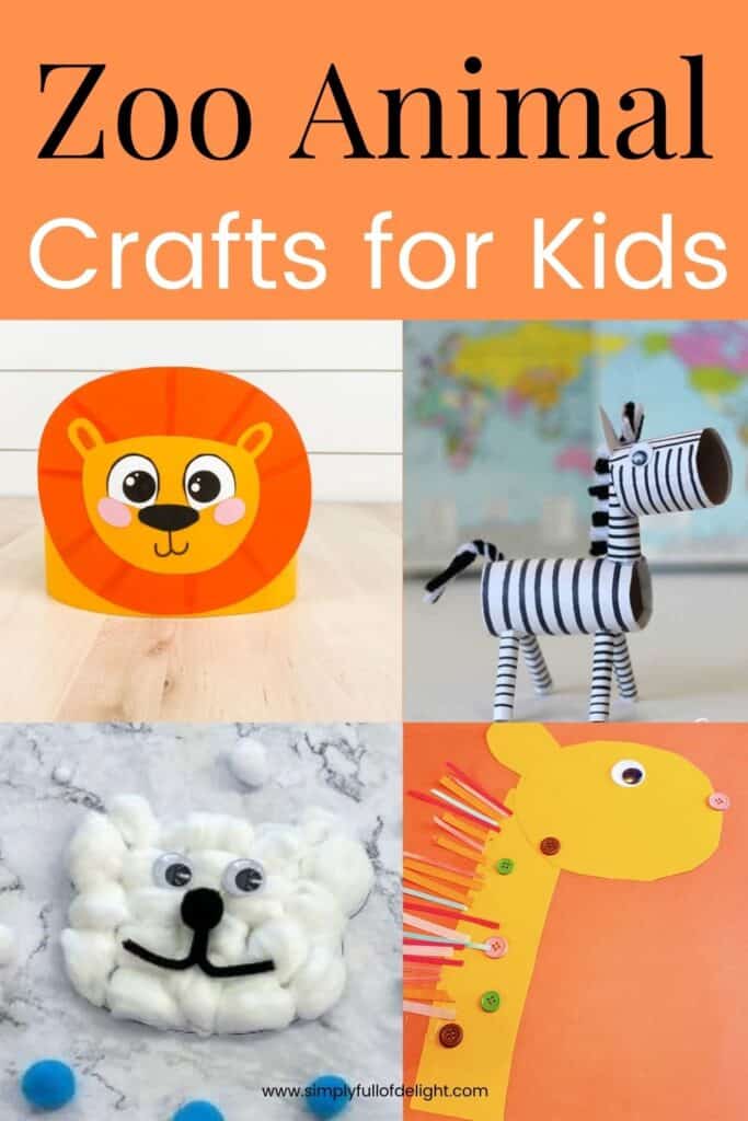 Zoo Animal Crafts for Kids