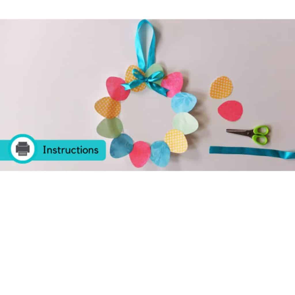 Easter Wreath from Twinkl