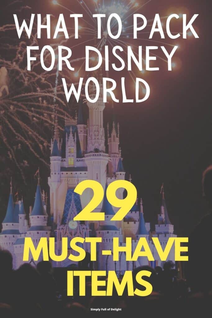 What to Pack for Disney World - 29 Items you NEED!  (no fluff)