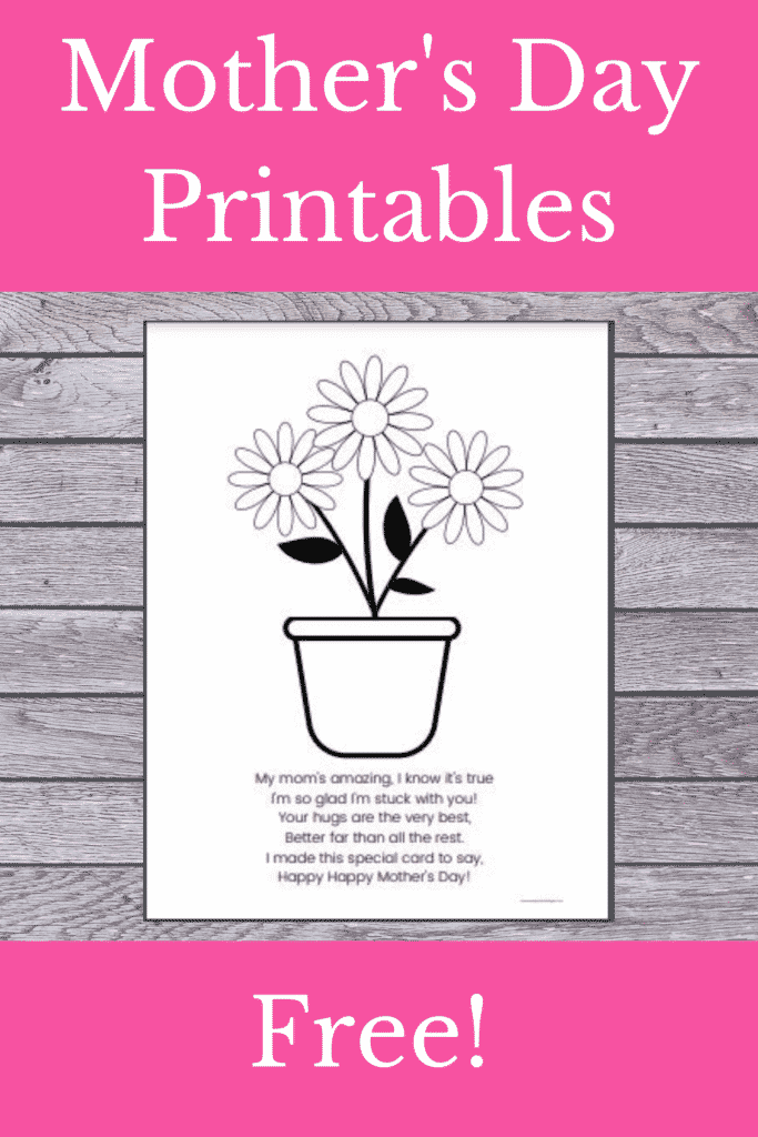 Mother s Day Poem Preschool Printable Simply Full of Delight