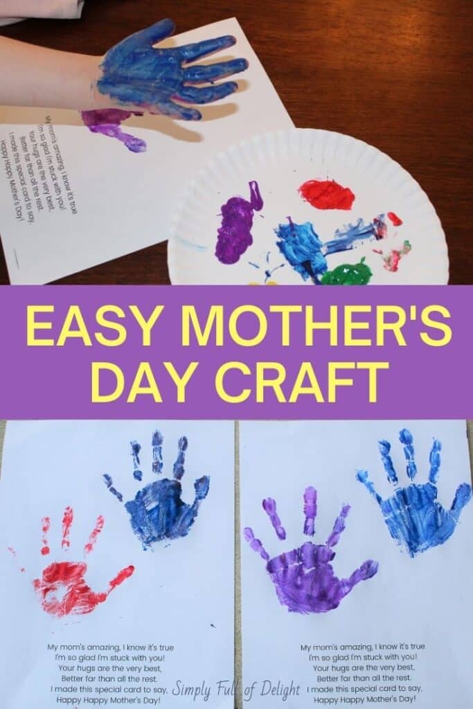 Easy Mother's Day Craft for Kids