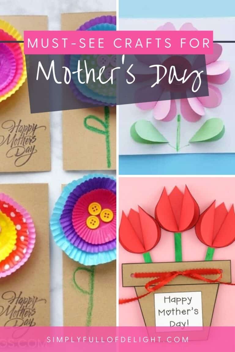 Mother's Day Flower Craft Ideas for Kids - Simply Full of Delight