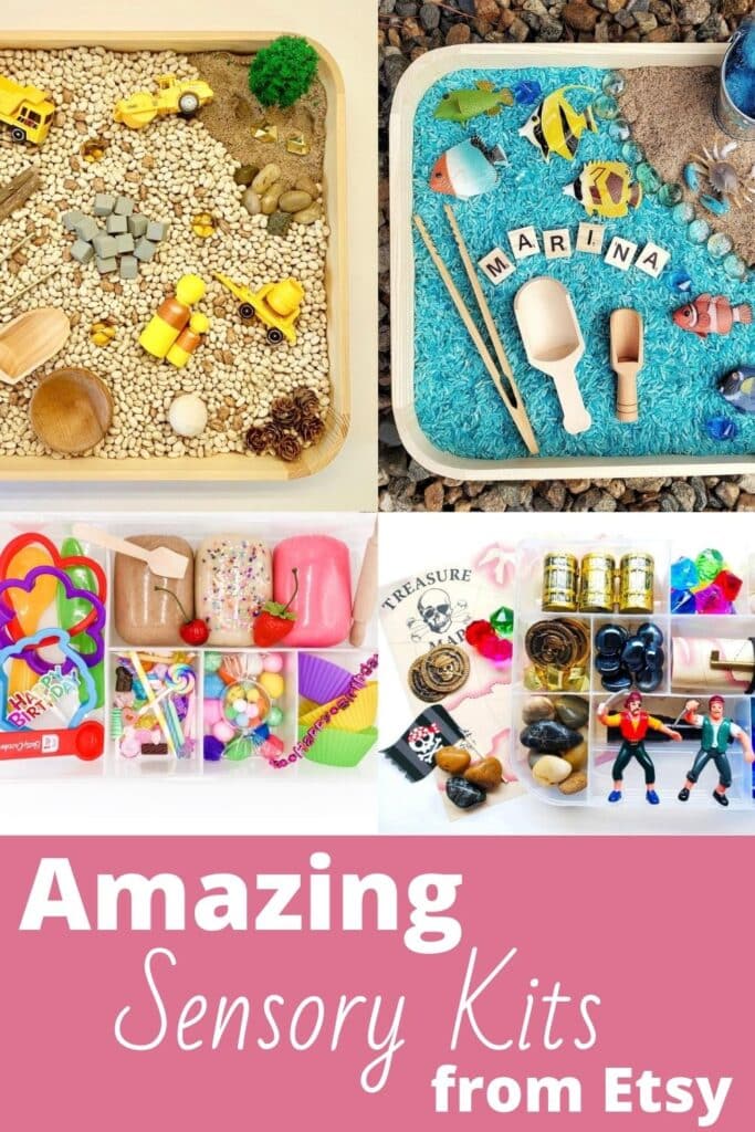 Amazing Sensory Kits from Etsy - Discover awesome premade sensory bins  - Great gifts for kids!