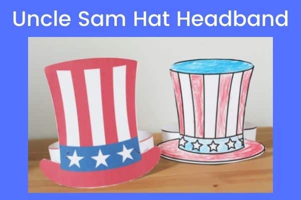 Easy 4th of July Hat Craft for Kids