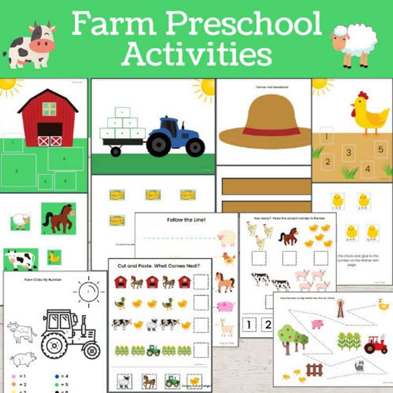 farm preschool activities