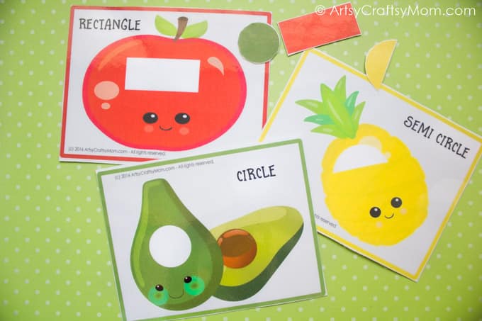 Shapes Play Doh Mats - Artsy Craftsy Mom