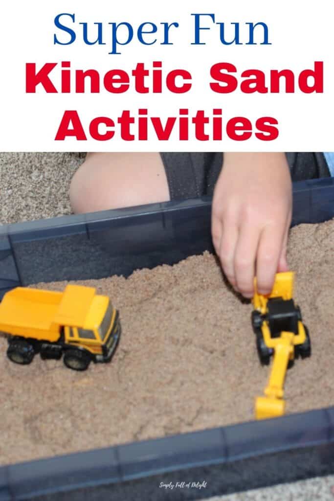 Super Fun Kinetic Sand Activities - Here's 15 Fun things to do with kinetic sand!