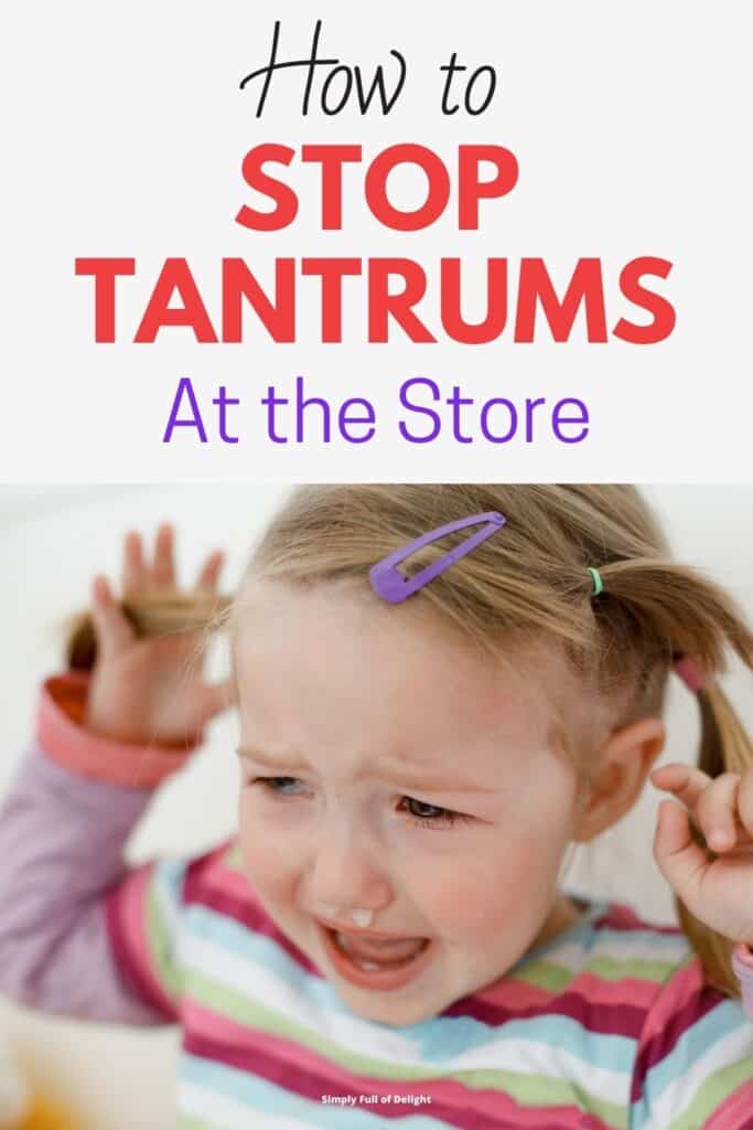 How to stop tantrums at the store - If you've ever went shopping with toddlers, you know how major meltdowns can occur.  Here's some tips and tricks from a seasoned mom on how to stop tantrums fast.