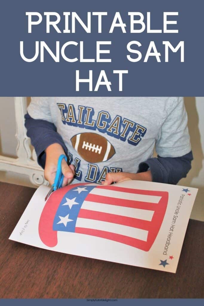 Patriotic Hat Craft, Memorial Day Craft, 4 of July Craft