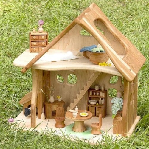 Fairy Country Cottage Dollhouse by PalumbaCamdenRose