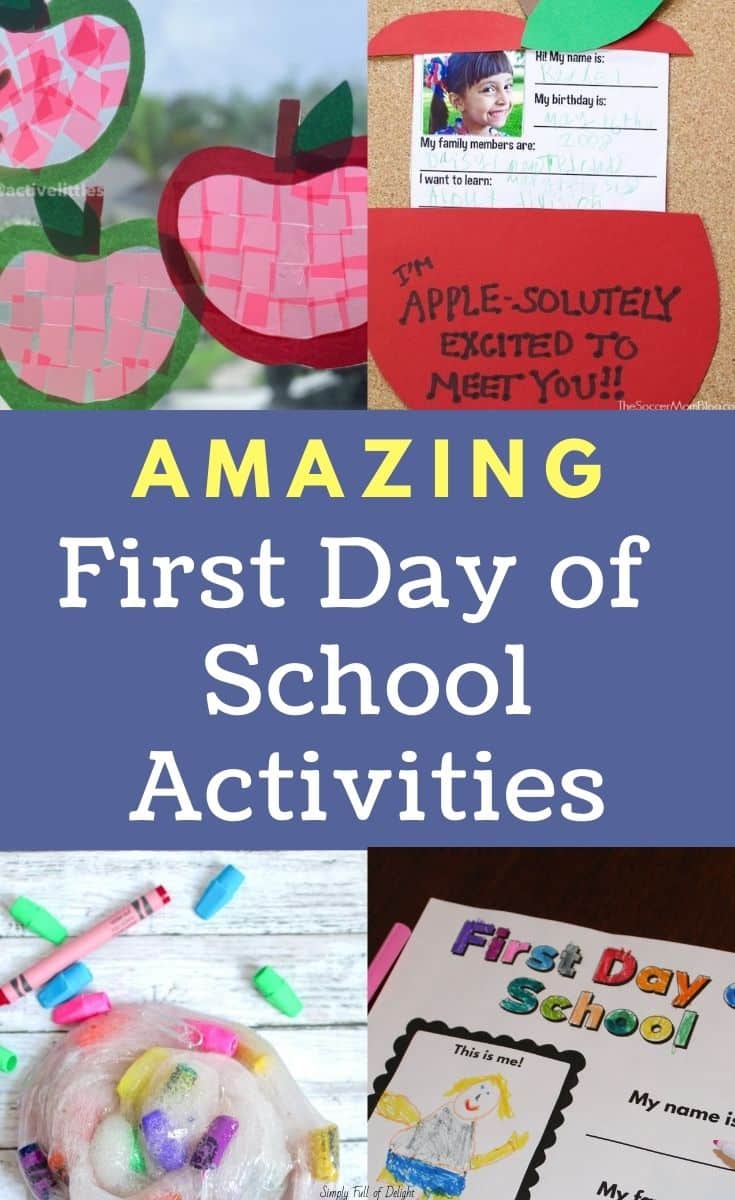 15 Amazing First Day of School Activities - Simply Full of Delight