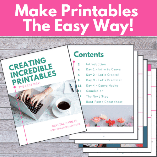 Make printables the easy way ebook