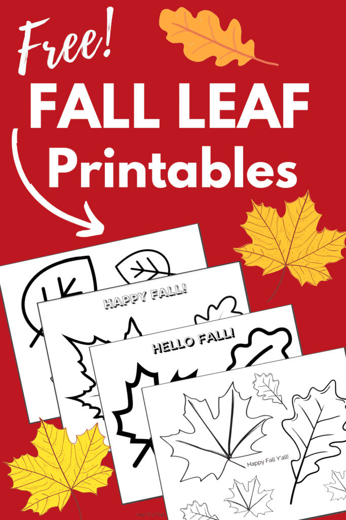 Fall Leaf Template Printables (Free!) - Simply Full of Delight