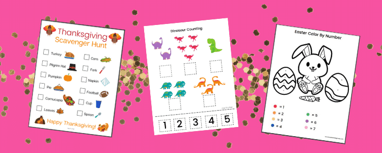 an array of printables for children