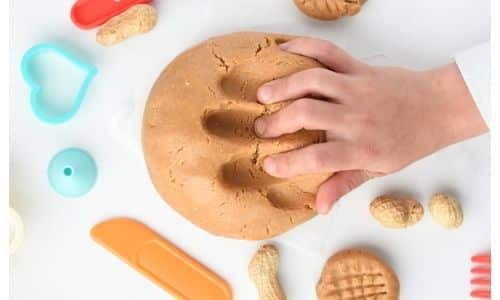 Edible Peanut play dough by Busy Little Kiddies