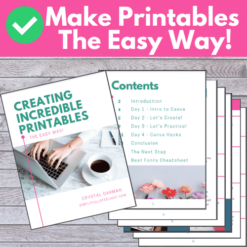 Make printables the easy way ebook