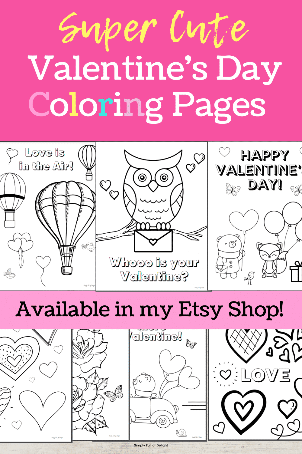 Valentine's Day Coloring Pages For Preschool - Free Printables!