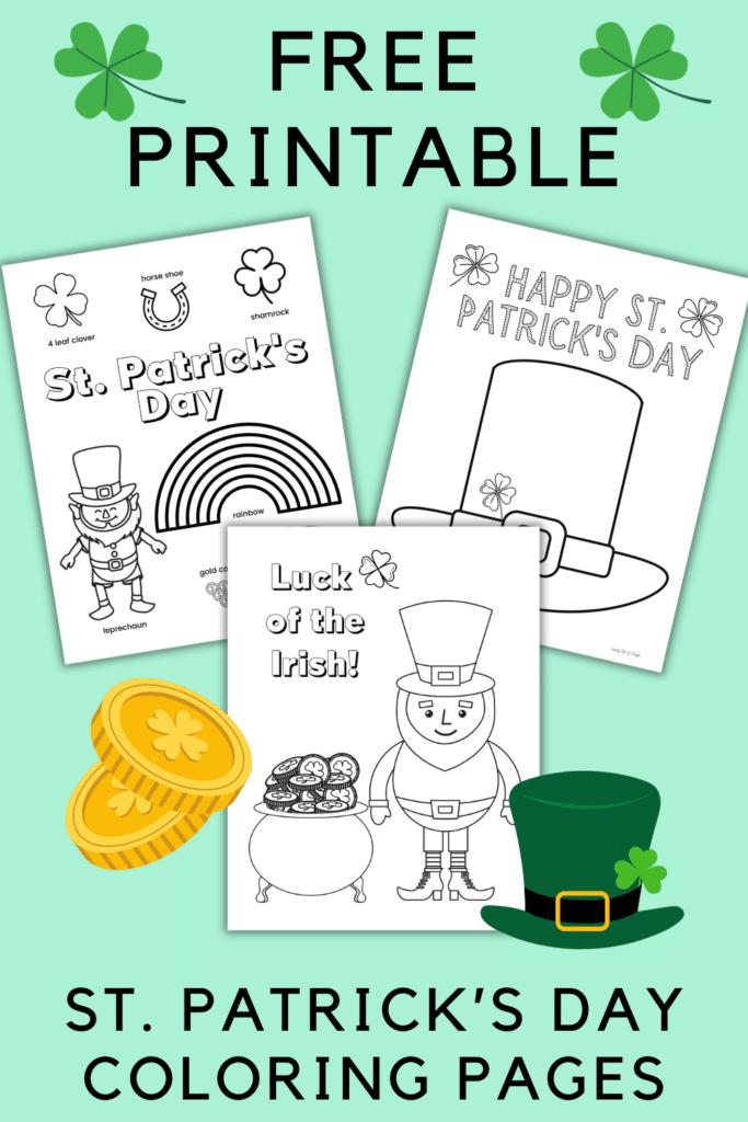 St Patrick coloring pages for kids
