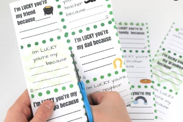 Kindness cards for st. patty's day