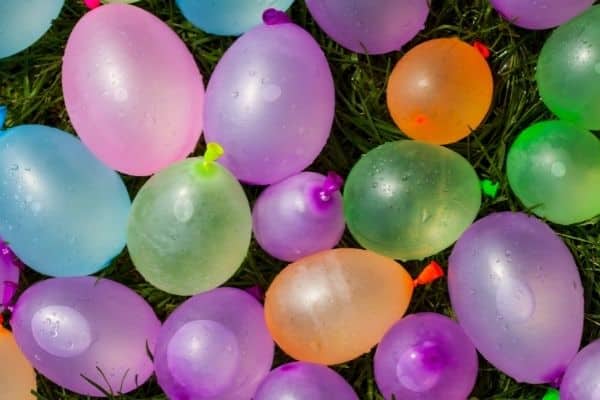 water balloon toss - a classic game