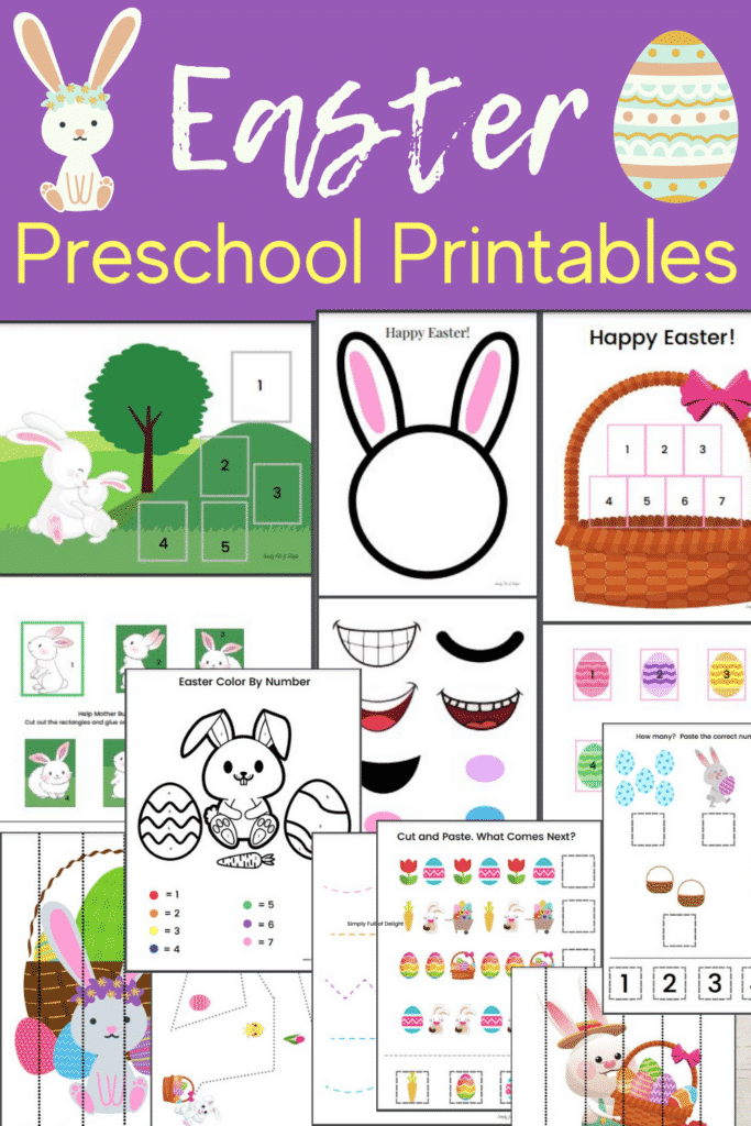 Easter preschool activities pack