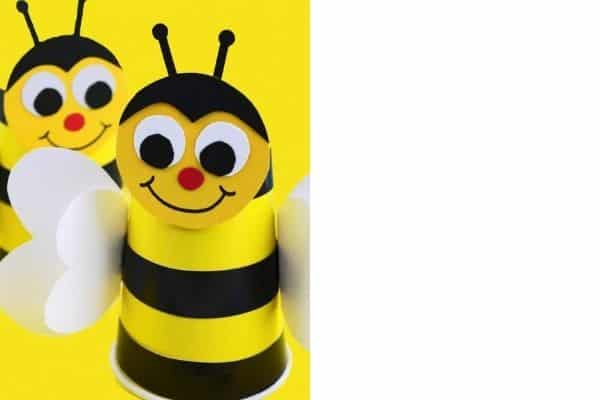 Toilet Paper Roll Bee Craft for Kids - Easy Peasy and Fun