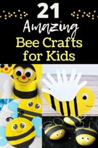 21 Amazing Bee Crafts for Kids - Simply Full of Delight