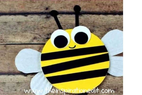Wooden bee craft - by the inspiration edit