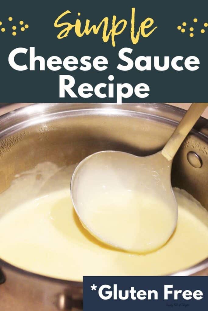 Simple Gluten Free Cheese sauce recipe Perfect easy cheese sauce for queso, nachos, macaroni and cheese and - it's Just 2 Ingredients!