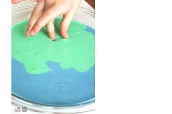 Earth Day Oobleck by Little Bins for Little Hands