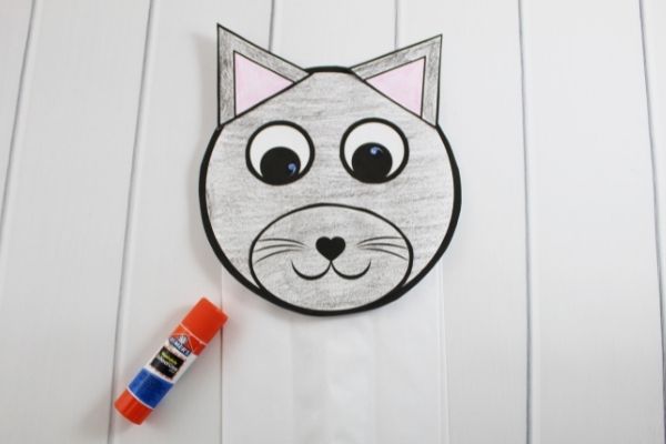 cat face template printable