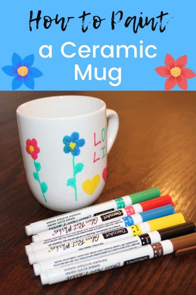 Acrylic paint mug painting:Acrylic coffee cup painting&painting