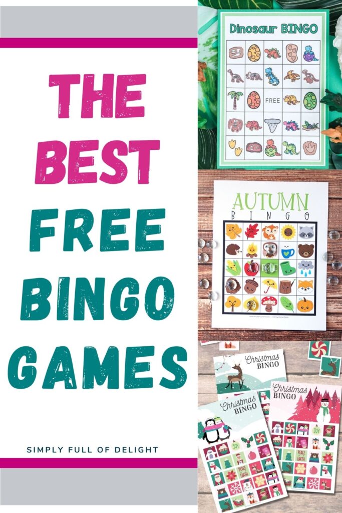 23 Free Printable Bingo Games - Crafting Cheerfully