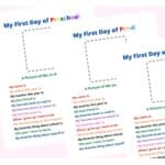 19 Free First Day of Preschool Printables - Simply Full of Delight